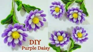 Thumbnail: DIY a Purple Daisy with Pipe Cleaners - Easy Tutorials
