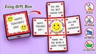 Thumbnail: Teacher’s Day Special Gift Box / No glue no scissors DIY Teacher’s Day Craft / Card Ideas