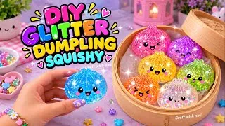 Thumbnail: How to make viral dumpling squishy at home / art and craft school project / diy paper craft easy 