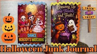 Thumbnail: Halloween Junk Journal From A Note Card