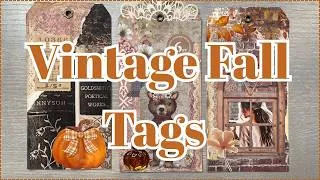 Thumbnail: LET'S MAKE SOME VINTAGE FALL TAGS FOR A JOURNAL