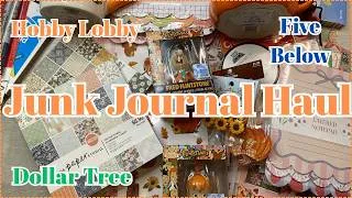 Thumbnail: JUNK JOURNAL HAUL SO MANY AMAZING SUPPLIES FOR JUNK JOURNALING!