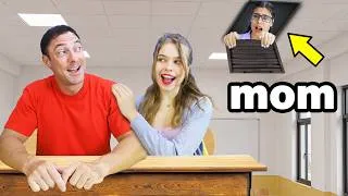Thumbnail: My Mom Secretly Spied on Me at School!