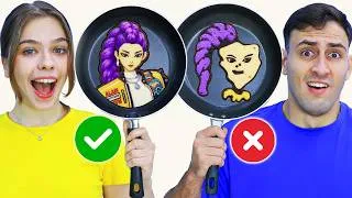 Thumbnail: Pancake Art Challenge For A Mystery Prize!