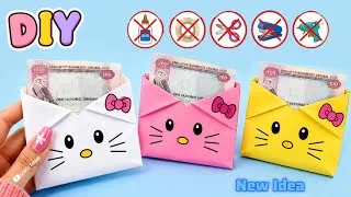 Thumbnail: DIY Easy Origami Wallet No Glue, No Scissors |Cute Paper Organizer |Paper Craft |School Project |how