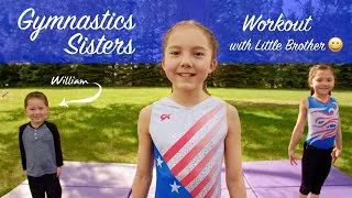 Thumbnail: Gymnastics Sisters - Working Out with their Little Brother