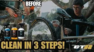 Thumbnail: How to Wash Your MTB Properly — 3 Steps with CTR Bike Care
