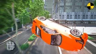 Thumbnail: GTA 4 Crash Testing Real Car Mods Ep.220