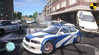 Thumbnail: GTA 4 Crazy BMW M3 GTR Crashes Ep.107