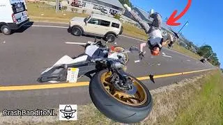 Thumbnail: Extreme Motorcycle Crashes & Chaos moments on GoPro | CrashBanditoNL