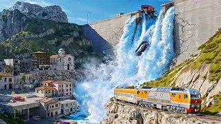 Thumbnail: CHAOS FLOOD │ Unstoppable BeamNG Drive Disaster