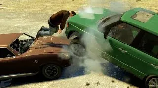 Thumbnail: No Seatbelt Car Crashes #13 - GTA 4 (Euphoria Ragdolls)