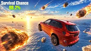 Thumbnail: 0 to 600 MPH INSTANTLY! Survival Chance vs Asteroids #BeamNG