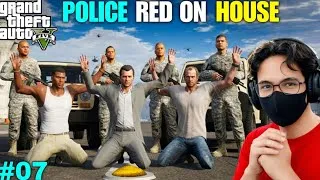 Thumbnail: POLICE RAID ON MICHAEL'S HOUSE | GTA V GAMEPLAY #7
