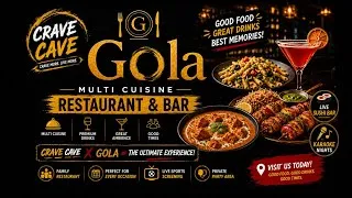 Thumbnail:     This Restaurant Surprised Us! | GOLA Genuine Review | CraveCave
