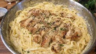 Thumbnail: Chicken Fettuccine Alfredo | Creamy & Easy Dinner