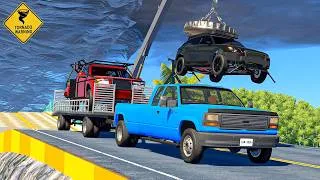 Thumbnail: 🚗TORNADO WRANGLER, SUBA-TIV vs TORNADO and BRIDGE🌀▶️ BeamNG Drive
