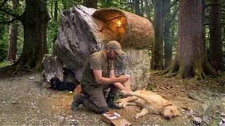Thumbnail: We were attacked by a pack of Alabai dogs while camping with a summer bushcraft camping