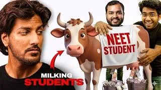 Thumbnail: NEET 2026🤡 AND COACHING MAFIA DESTROYS STUDENTS  | CRAZY DEEP