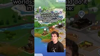 Thumbnail: The Sims 2 vs Sims 4 worlds #shorts