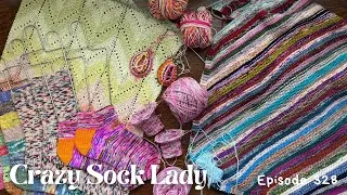 Thumbnail: Episode 328 / My Trifle Wrap is back in rotation! 🧶 / Crazy Sock Lady