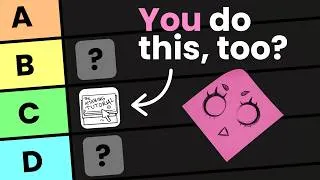 Thumbnail: Ranking Procrastination Habits (Tier List)