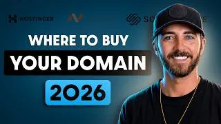 Thumbnail: Where to Buy a Domain 2026? (Best Domain Registrars)