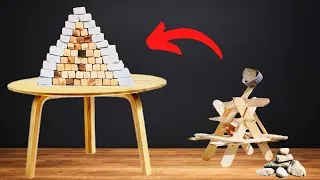 Thumbnail: How to Make a Mini Catapult at Home Using Popsicle Sticks?