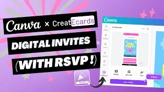 Thumbnail: Canva Digital Invitation Tutorial (Yes, with RSVP) | CreatEcards App