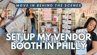 Thumbnail: Setting Up My Vendor Booth at Tinker and Trade in Philadelphia | behind the scene small business