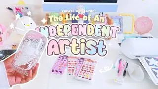 Thumbnail: ✿ Life of an artist | New Sticker Sheets, Inventory Chaos & A Stationery Convention!