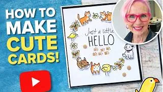 Thumbnail: Cute Animal Card Tutorial | Cutest Crew Bundle | Easy Handmade Card Idea