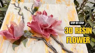 Thumbnail: Resin 3D Flowers Without Silicone Moulds | Step-by-Step Tutorial | Resin Hacks for Beginners