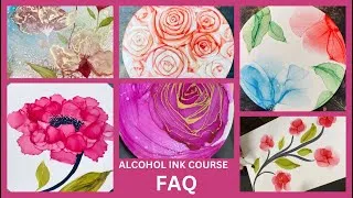 Thumbnail: FAQ about my Alcohol Ink Course