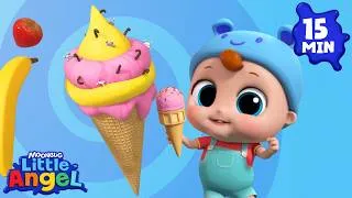 Thumbnail: Yummy Fruit Ice Cream! 🍍🍦 Be Creative with Baby John!  🎨🖌️