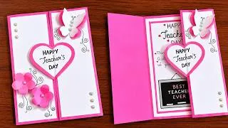 Thumbnail: Teachers Day Card Making | DIY Handmade Teachers Day Card | Easy Teachers Day Card Idea