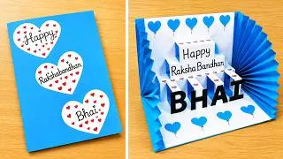 Thumbnail: Beautiful Raksha Bandhan Pop Up Card Making | 3D Handmade Rakhi Card | DIY Rakhi Gift Idea