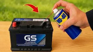 Thumbnail: Don’t Buy a New Battery Yet! Try This WD 40 Trick First 🔋