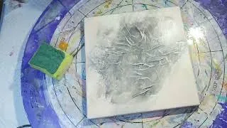 Thumbnail: Luxury Texture Painting with Black & Silver
