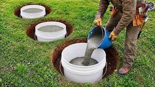 Thumbnail: An invention that astonishes the whole world! Drop Paint Buckets into a hole and see what happens!