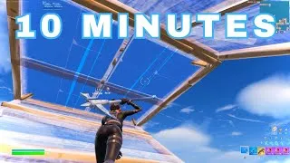 Thumbnail: 10 minutes of relaxing Fortnite Freebuilds 💤 Uncut, Keyboard