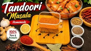 Thumbnail: Homemade Tandoori Masala Recipe | Restaurant Style Tandoori Spice Mix | Easy BBQ Masala