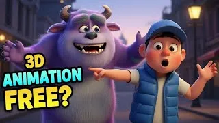 Thumbnail: How I Create 3D Animations for FREE Using AI (Full Step-by-Step Guide)