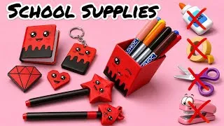 Thumbnail: School Supplies 7 DIYs (Only With Paper) | (No Glue , No Scissor)| Paper Crafts| #schoolsupplies