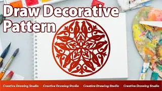 Thumbnail: How to Draw a Decorative Floral Pattern #017. Creative Drawing Studio