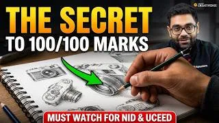 Thumbnail: Why Your Sketches Look Flat! 😱 Improve Line Quality & 3D Volume | NID, UCEED & NIFT 2027