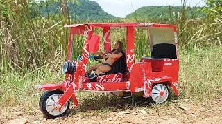 Thumbnail: Making Mini Three Wheels Motorcycle From Coca Cola Can With DC Motor