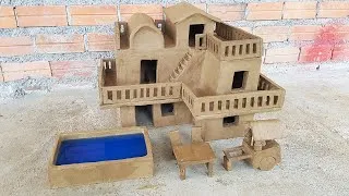 Thumbnail: Clay House With Fish Aquarium and Ice Cream Kitchen Cart   Build Miniature House