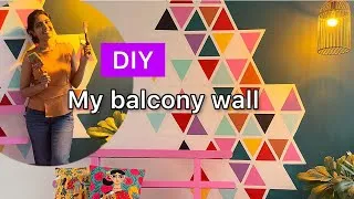 Thumbnail: Balcony Wall Makeover #walldecor #balconydesign #balconygarden #diyideas