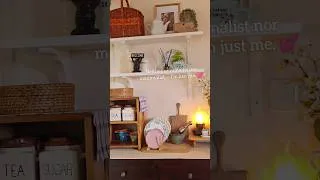 Thumbnail: Cozy Kitchen Decor & Shelf Styling | Vintage Home Decor Ideas ✨#shorts